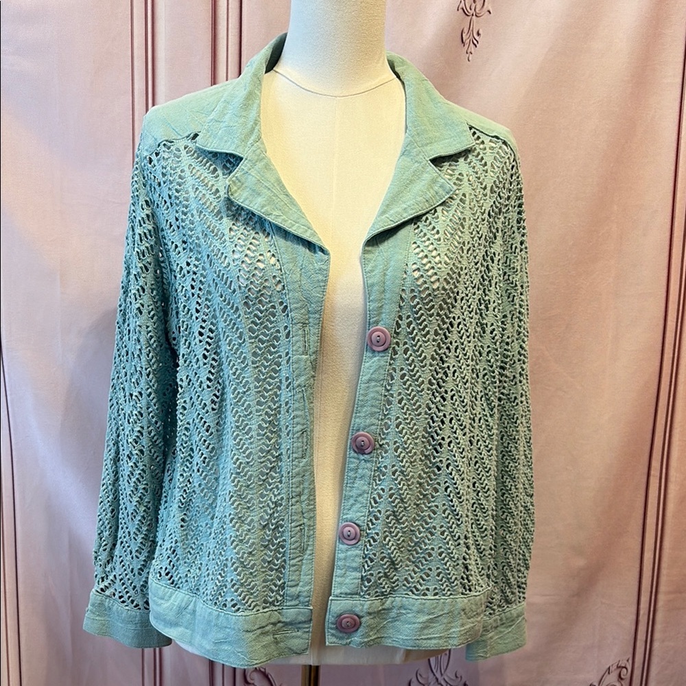 Women's Mint Green 3 piece Draper’s & Damon’s set - Picture 3 of 9